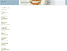Tablet Screenshot of community.aiap.it